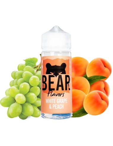 BEAR Flavors - White Grape & Peach - 100ml
